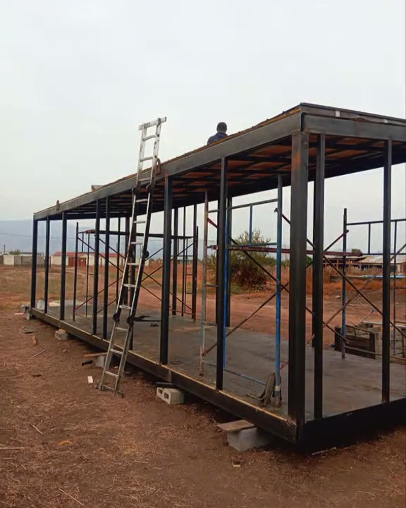 Estructura de casa modular